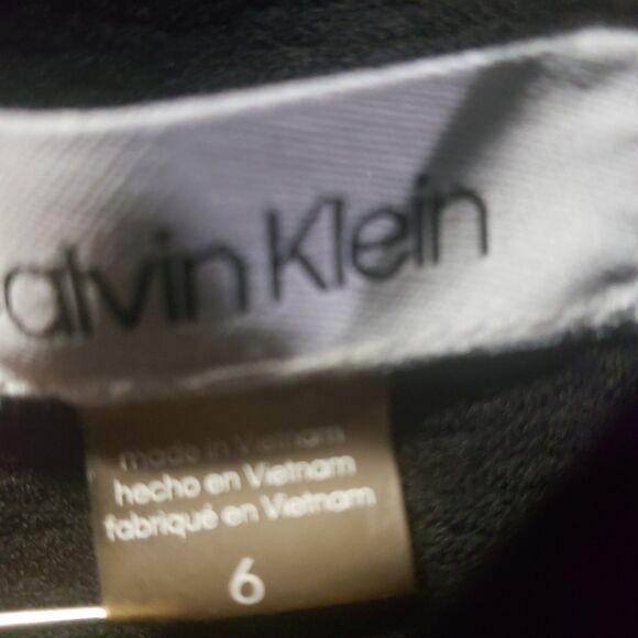 Calvin Klein Black Sleeveless Cocktail Dress Size 6 Excellent Condition! HHH - Picture 3 of 5